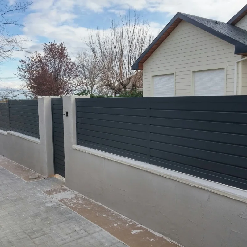 Jimecor Instalación de Vallado con puerta automatica en Collado Villalba jimecor instalación de vallado con puerta automatica en collado villalba